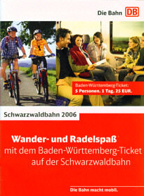 Wander- und Radelspaß auf der Schwarzwaldbahn