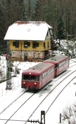 VT 98 (796 625) auf der Schwarzwaldbahn - Tunnelfahrten