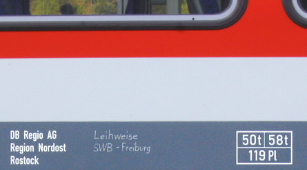 Leih-Doppelstockwagen für die Schwarzwaldbahn