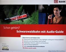 Fahrgastinformation FIS Audio-Guide Schwarzwaldbahn