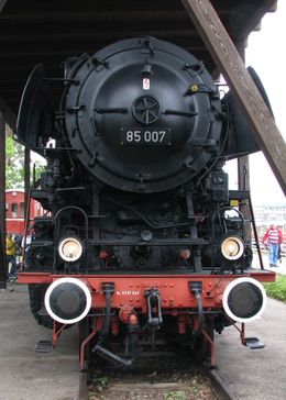 Höllental-Lok 85007 in Freiburg